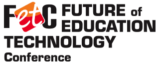 Logo for the Future of Education Technology Conference (FETC) with stylized letters “F,” “E,” and “T” in orange and red, followed by bold black text reading FUTURE of EDUCATION TECHNOLOGY Conference.