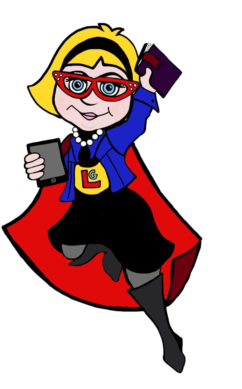 superhero library girl