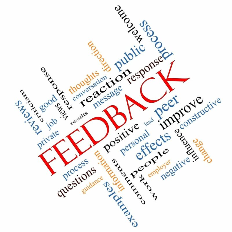 feedback word cloud