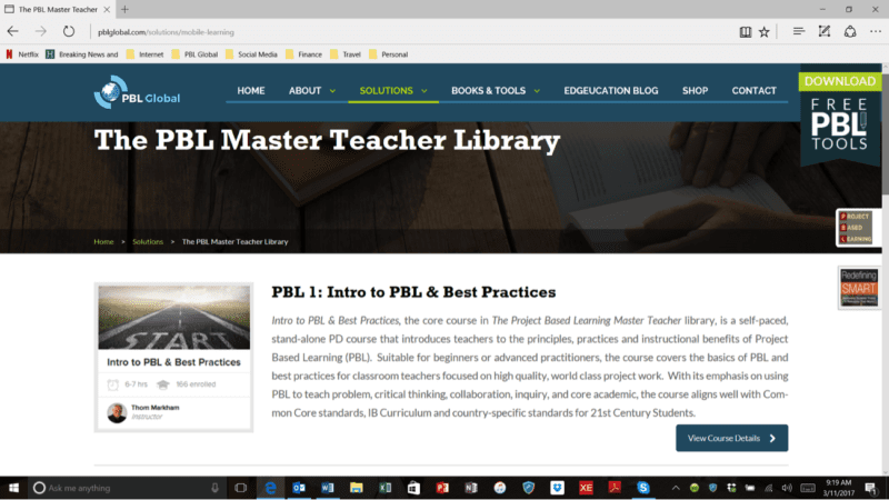 PBL Master Teacher Library