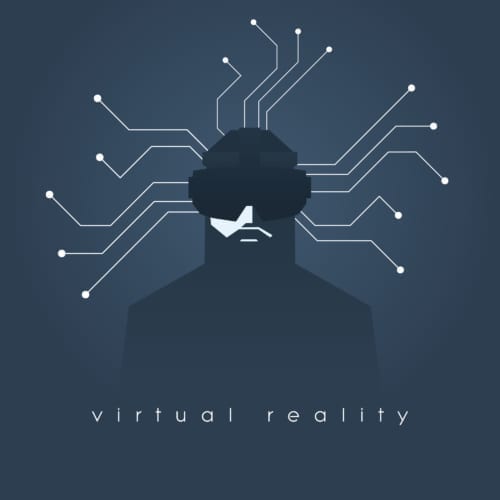 virtual reality illustration