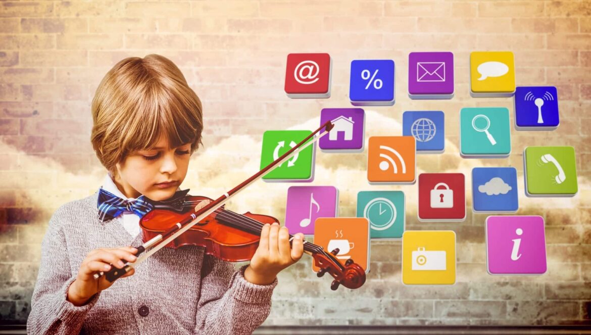 violin boy room media icons