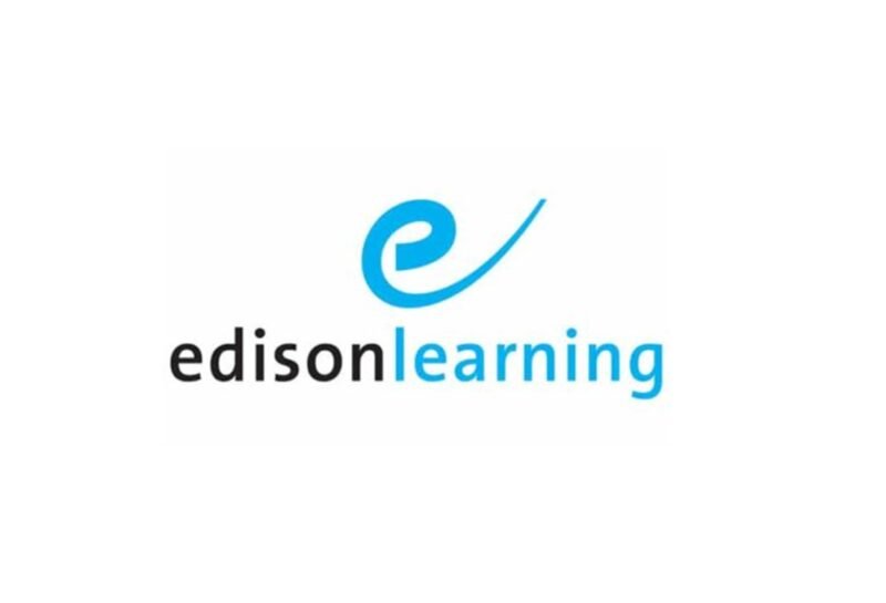 The EdisonLearning logo features a stylized blue lowercase e above the words edisonlearning with edison in black and learning in blue on a white background | edCircuit The EdisonLearning logo features a stylized blue lowercase e above the words edisonlearning with edison in black and learning in blue on a white background