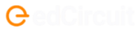 Logo with an orange lowercase letter e followed by the partially visible, faded text edCircuit on a light background.